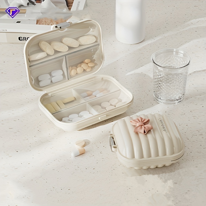 Portable Mini Pill Box for Travel and Storage